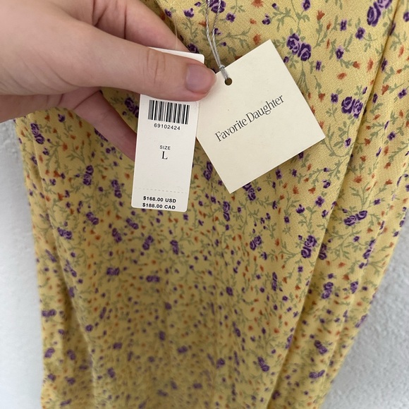 Anthropologie-Favorite Daughter The Drew Floral Mini Slip Dress - Picture 7 of 7